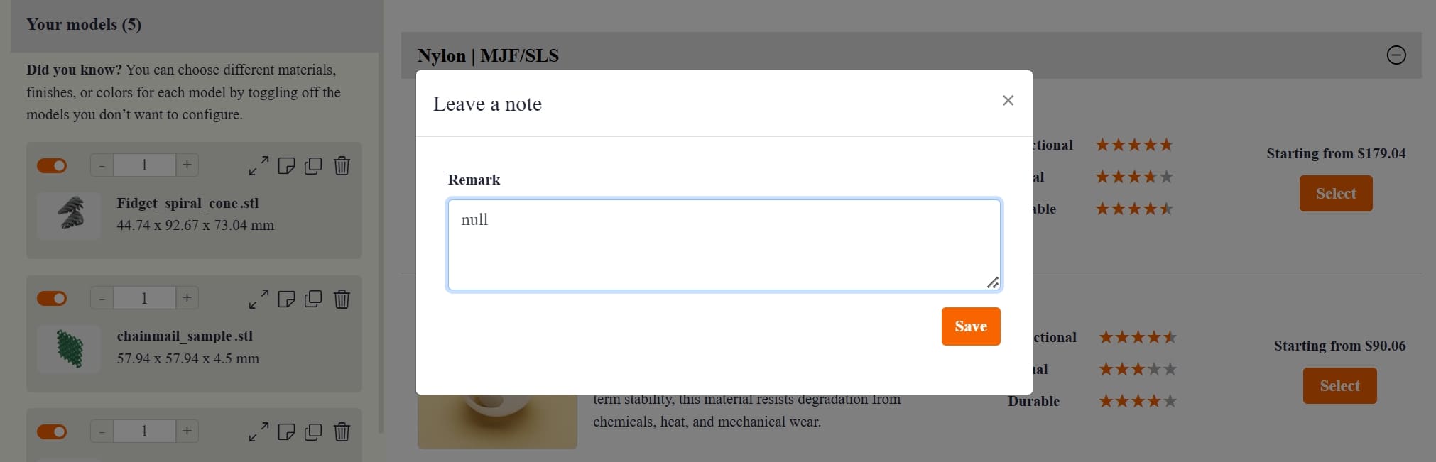 leave a note_hi3dp platform